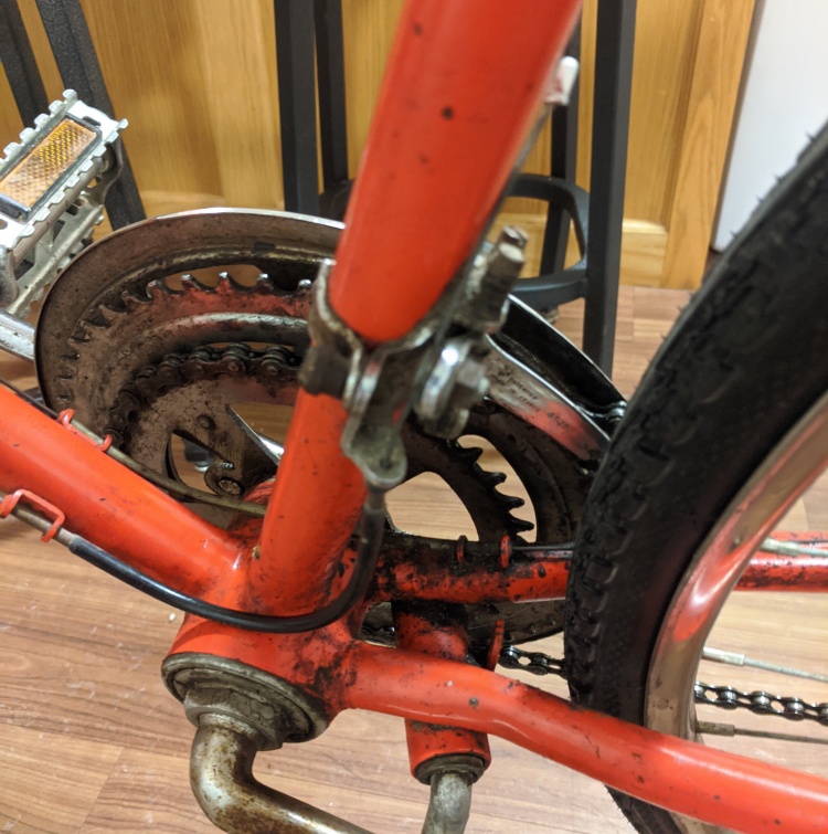 Dirty bicycle