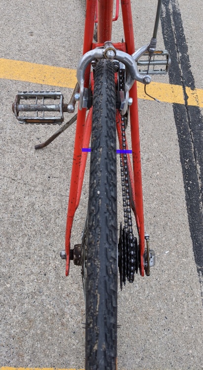 Rear wheel alignment