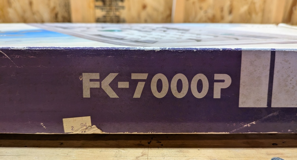 Right front edge of the box