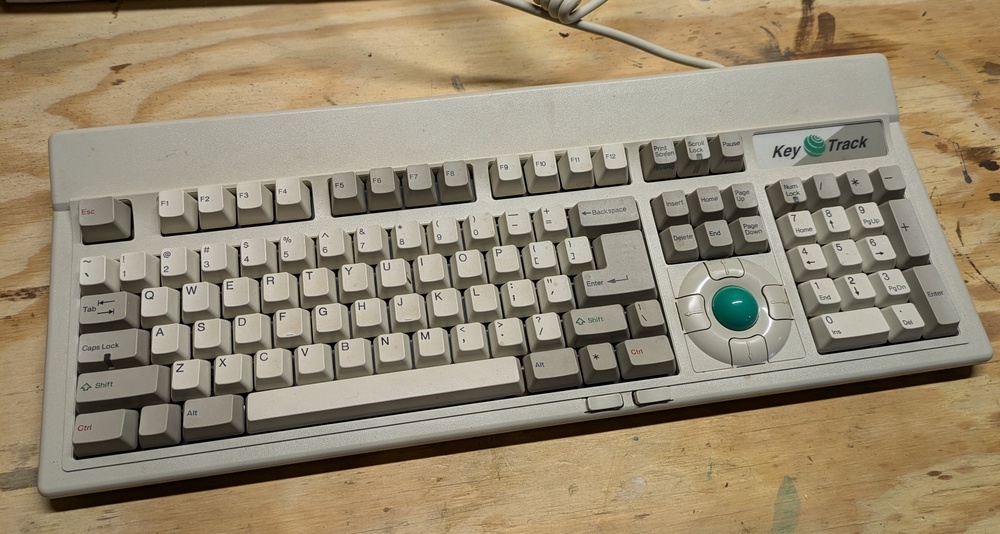Front of keyboard as I got it