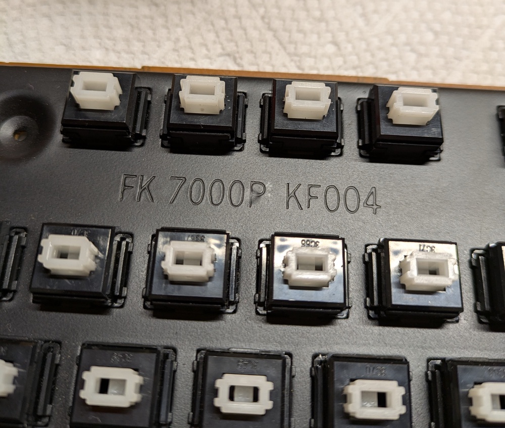 The model number embedded in the backplate