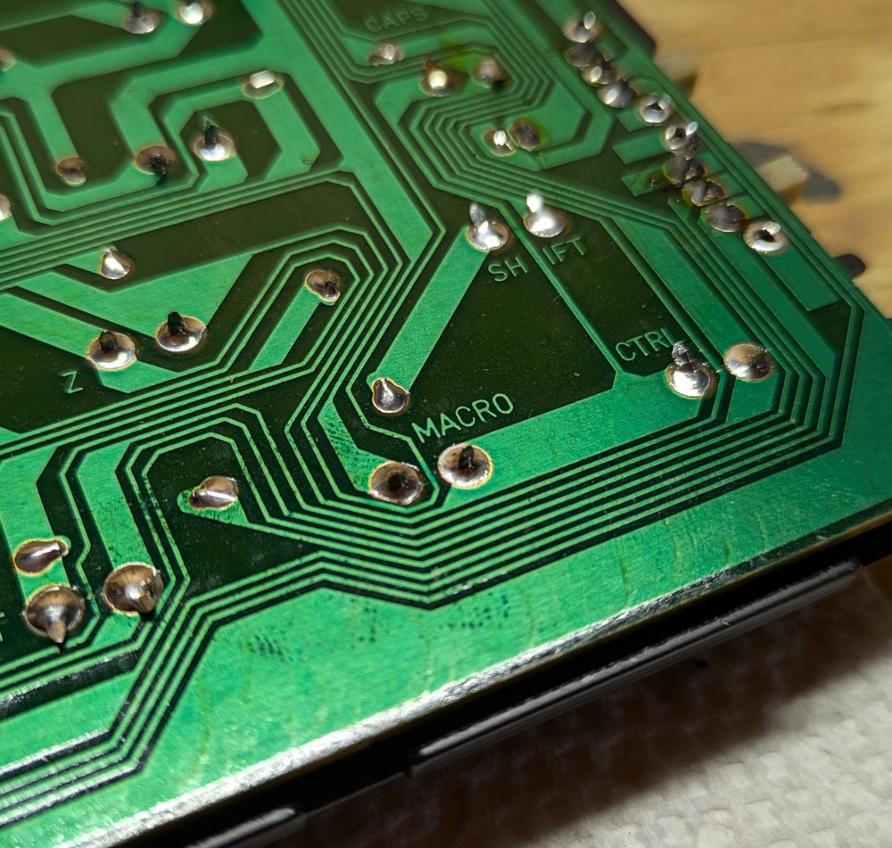MACRO key PCB label