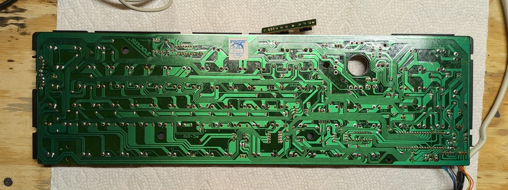 Back of the main PCB