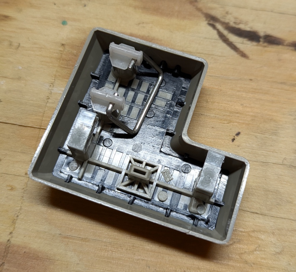 The bottom of the Enter key