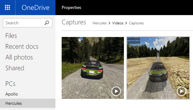 OneDrive remote PCs