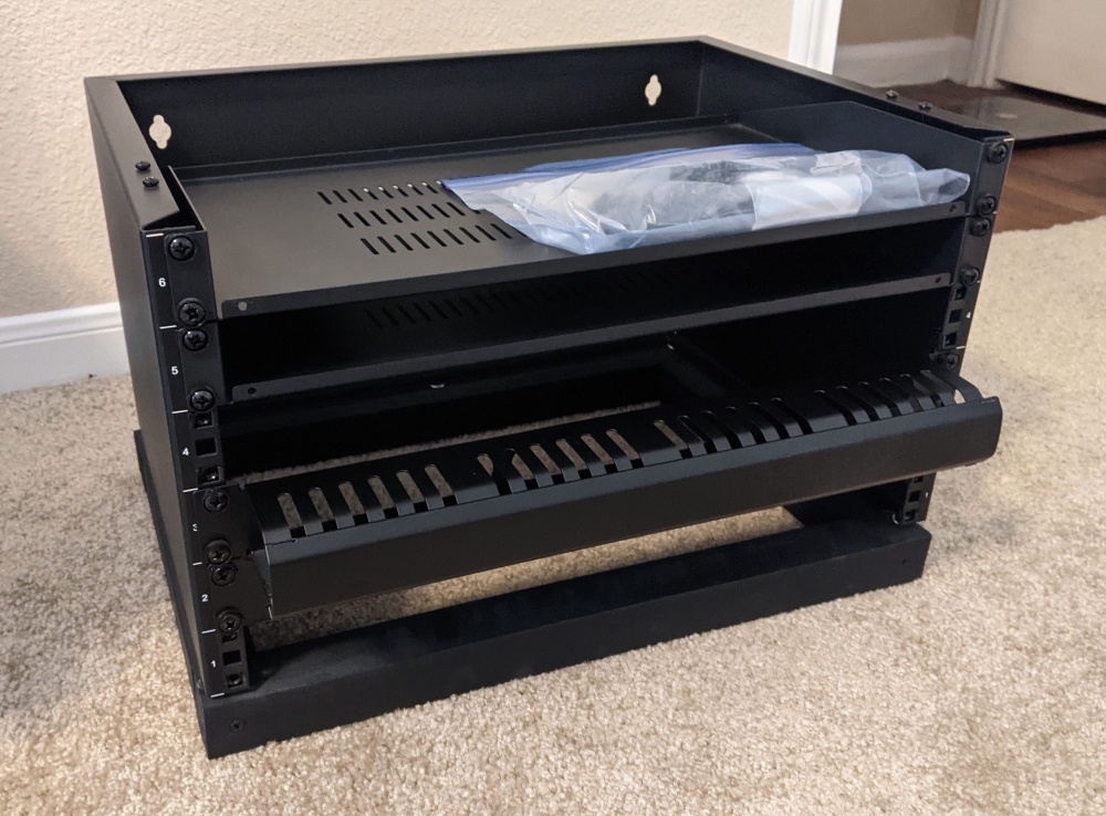 6U rack from Craigslist