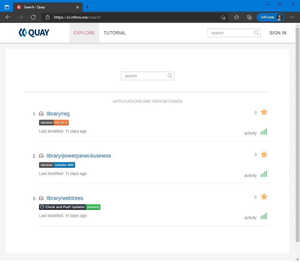 Hosting your own fully featured Docker registry
