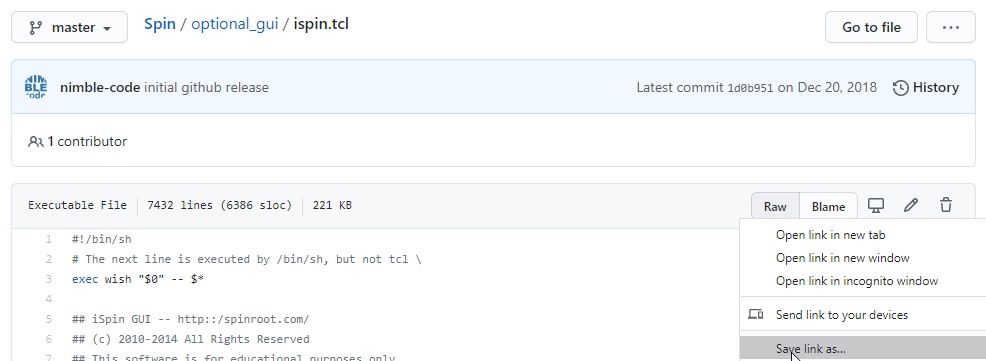 Download the GUI file for Spin