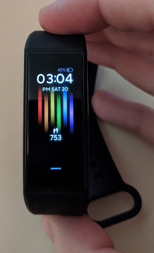 Front of the Wyze Band