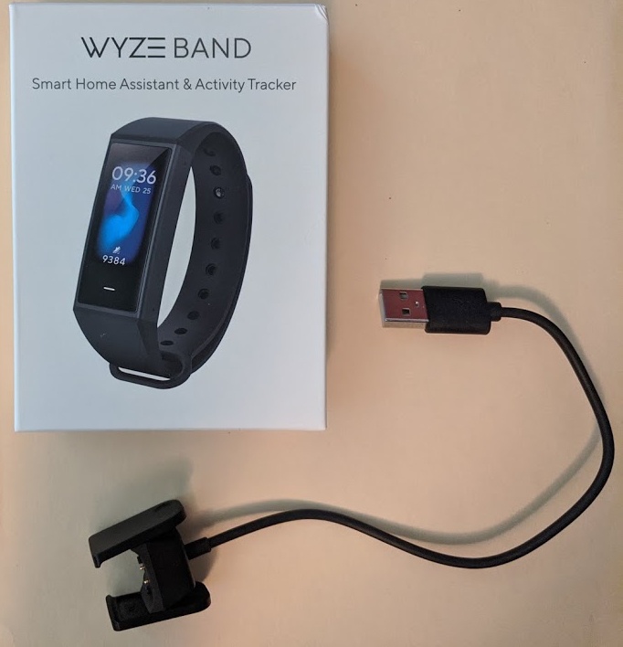 Wyze Band box and charger